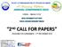 Second Call for Papers